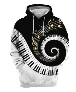 Gearhumans Piano - 3D All Over Printed Shirt