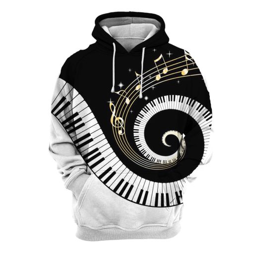 Gearhumans Piano - 3D All Over Printed Shirt