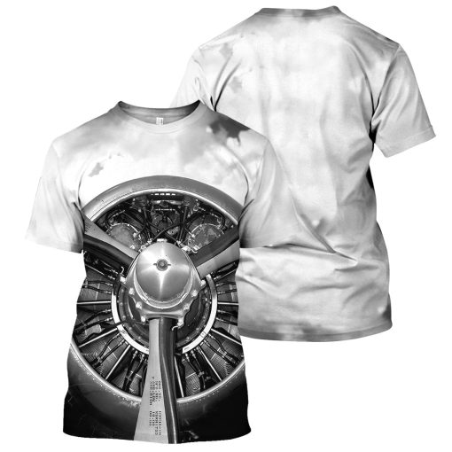 Gearhumans Aircraft Mechanic - 3D All Over Printed Shirt - Image 3