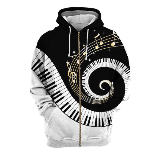 Gearhumans Piano - 3D All Over Printed Shirt