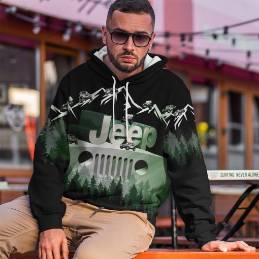 Gearhumans 3D Jeep Tshirt Hoodie Apparel - Image 12