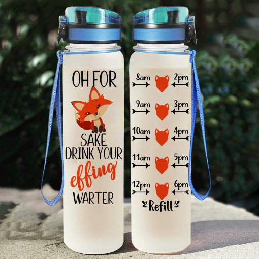 Gearhumans Fox - Water Tracker Bottle - Image 2