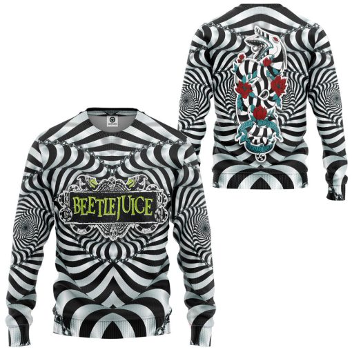 Gearhumans 3D Beetlejuice Sandworm Custom Tshirt Hoodie Apparel - Image 6
