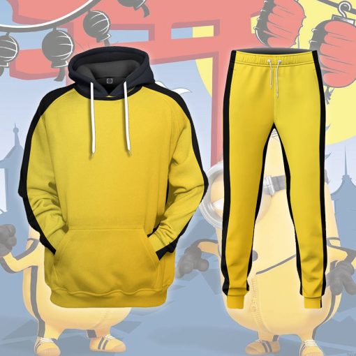 Gearhumans 3D Minions Yellow Kungfu Custom Sweatpants