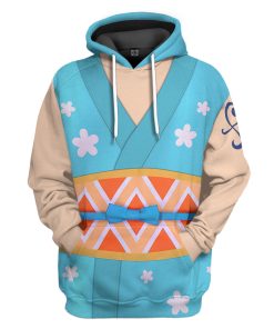 Gearhumans 3D One Piece Nami The Wano Country Arc Custom Hoodie Tshirt Apparel