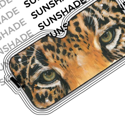 Gearhumans 3D Leopard Eyes Sunshade - Image 4