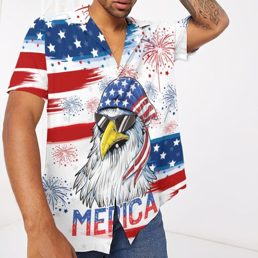 Gearhumans Merica Custom Hawaii Shirt - Image 3