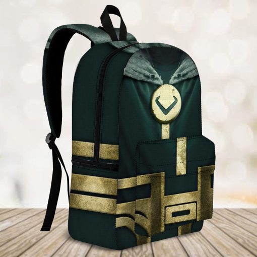 Gearhumans 3D Kid Loke Cosplay Custom Backpack - Image 5