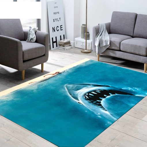 Gearhumans 3D Halloween Shark Custom Carpet - Image 6