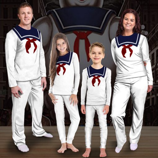 Gearhumans 3D Ghostbusters Stay Puff Marshmallow Custom Family Pyjamas