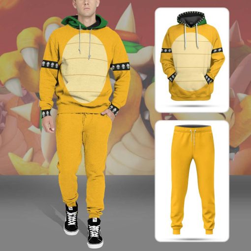 Gearhumans 3D Bowser Custom Sweatpants 6 Gearhumans 3D Bowser Custom Sweatpants - Image 6
