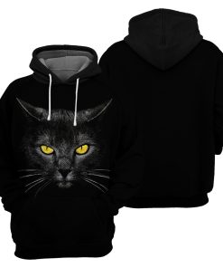 Gearhumans Black Cat - 3D All Over Printed Shirt