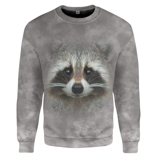 Gearhumans 3D Raccoon Custom Tshirt Hoodie Apparel - Image 2