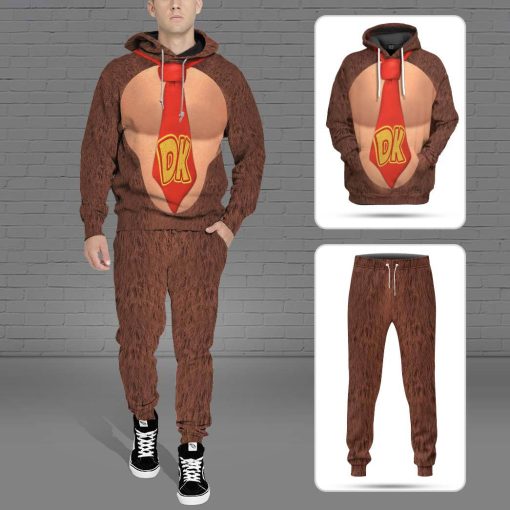 Gearhumans 3D Donkey Kong Custom Sweatpants - Image 4