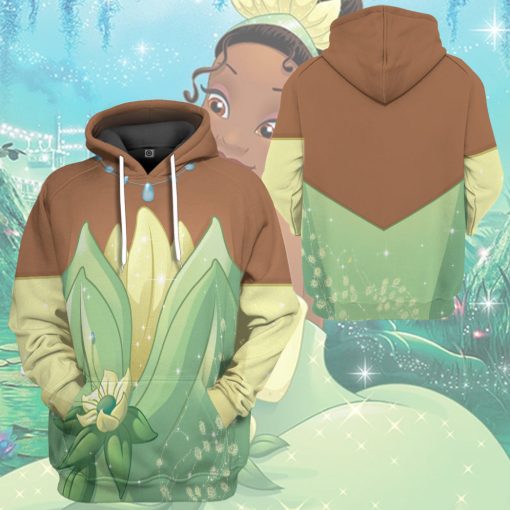 Gearhumans 3D Tiana Princess Custom Tshirt Hoodie Apparel - Image 10