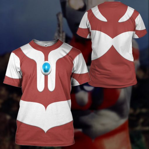 Gearhumans 3D Ultraman Custom Hoodie Tshirt Apparel - Image 10