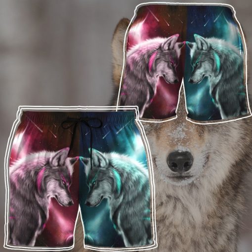 Gearhumans 3D Wolf Spirit Custom Hawaii Shirt - Image 13