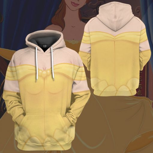 Gearhumans 3D Bella Princess Custom Tshirt Hoodie Apparel - Image 9