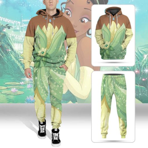Gearhumans 3D Tiana Princess Custom Sweatpants - Image 6