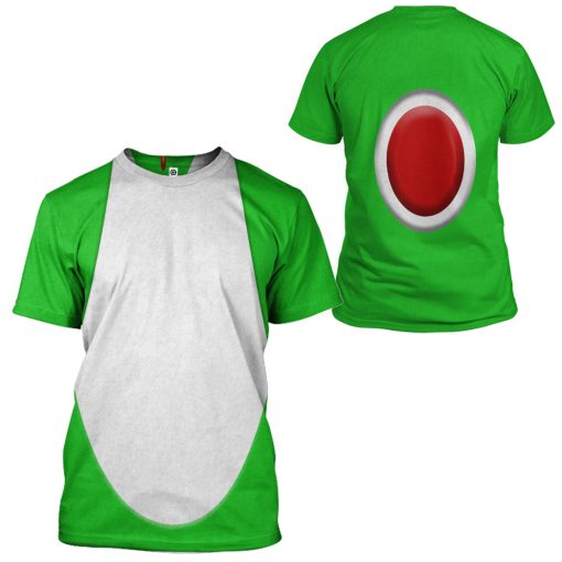 Gearhumans 3D Yoshi Custom Hoodie Tshirt Apparel - Image 7