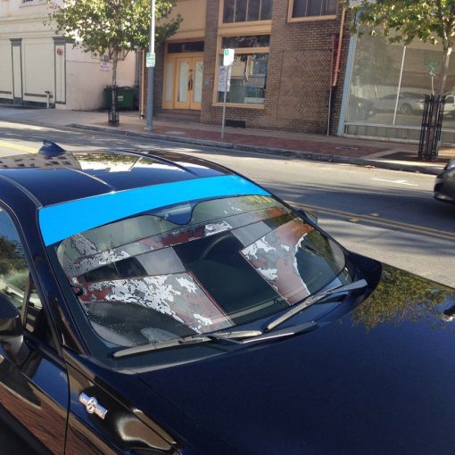 Gearhumans 3D S.W Boba Fett Custom Car Auto Sunshade