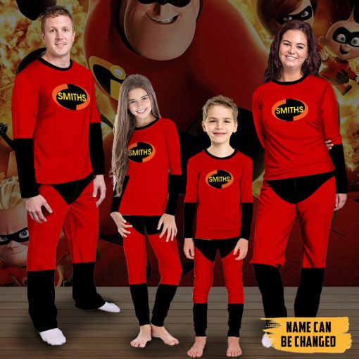 Gearhumans 3D The Incredibles Custom Name Family Pajamas - Image 6