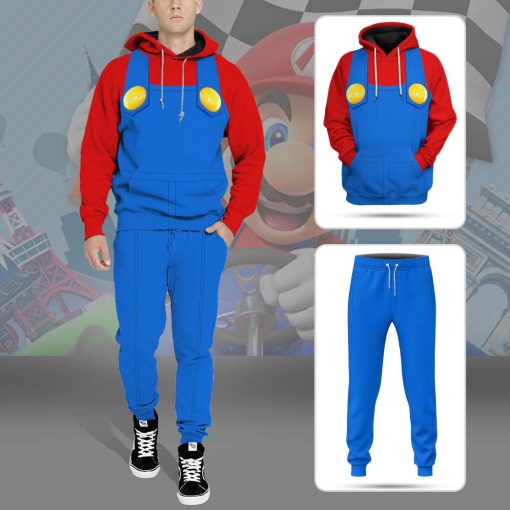 Gearhumans 3D Mario Custom Sweatpants