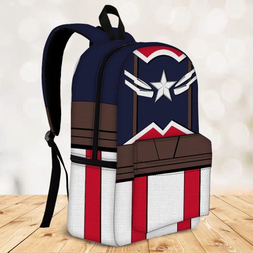 Gearhumans 3D Cptn America Cosplay Custom Backpack - Image 5
