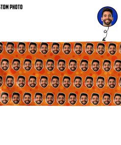 Gearhumans 3D My Face On Beach Towel Custom Photo Beach Towel