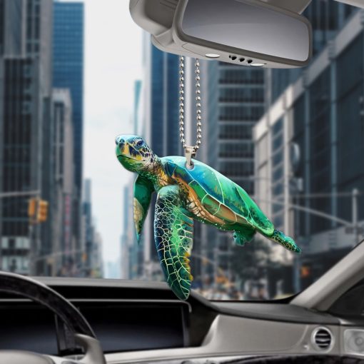 Gearhumans 3D Sea Turtle Custom Car Hanging
