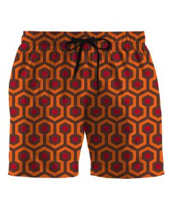 Gearhumans 3D Overlook Hotel Carpet The Shining Custom Men Shorts