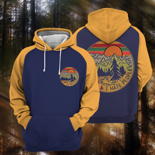 Gearhumans I Hate People - Camping - 3D All Over Printed Shirt - Image 2