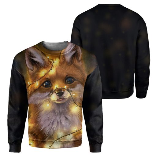 Gearhumans Cute Fox- 3D All Over Printed Shirt - Image 2