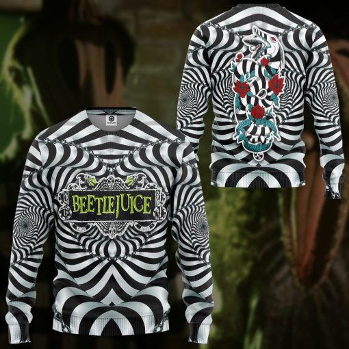 Gearhumans 3D Beetlejuice Sandworm Custom Tshirt Hoodie Apparel - Image 11