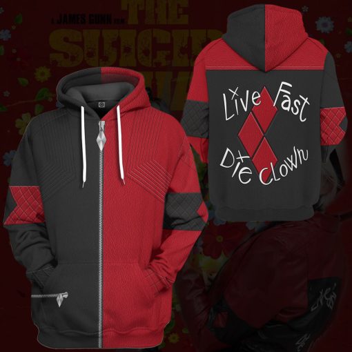Gearhumans 3D The Suicide Squad Harley Quinn Custom Tshirt Hoodie Apparel - Image 7