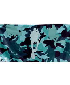 Gearhumans Camo Scuba Diving Beach Towel