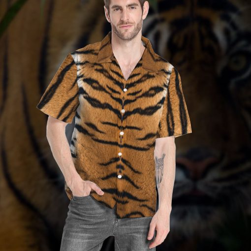 Gearhumans 3D Tiger Custom Hawaiian Shirt - Image 7