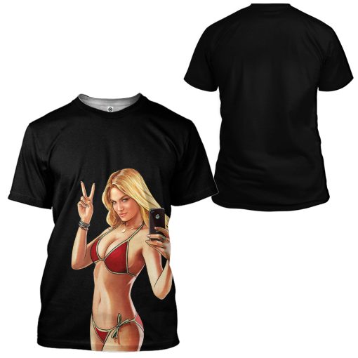 Gearhumans 3D GTA Mulher Custom Tshirt Hoodie Apparel 7 Gearhumans 3D GTA Mulher Custom Tshirt Hoodie Apparel - Image 7