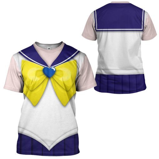 Gearhumans 3D Sailor Uranus Custom Tshirt Hoodie Apparel - Image 8