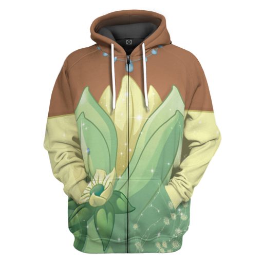 Gearhumans 3D Tiana Princess Custom Tshirt Hoodie Apparel - Image 3