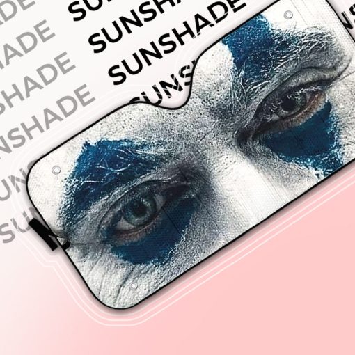 Gearhumans 3D Joker Face Paint Custom Car Auto Sunshade - Image 7