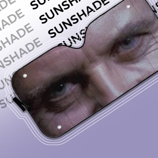 Gearhumans 3D Hannibal Lecter Eyes Custom Car Auto Sunshade - Image 7