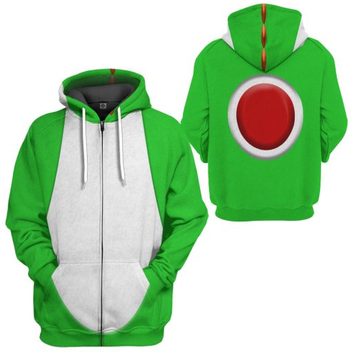 Gearhumans 3D Yoshi Custom Hoodie Tshirt Apparel - Image 8