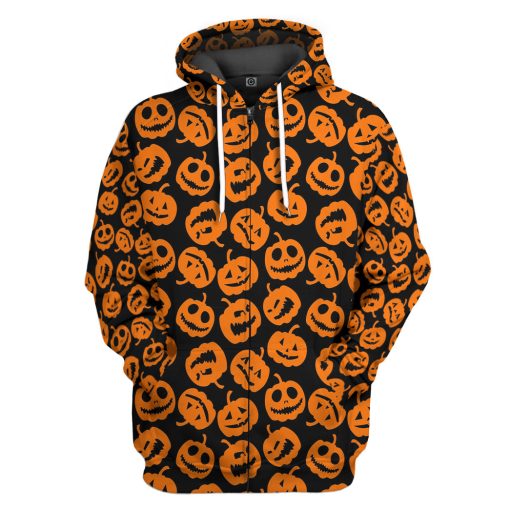 Gearhumans 3D SNL David S Pumpkin Custom Hoodie Tshirt Apparel - Image 4