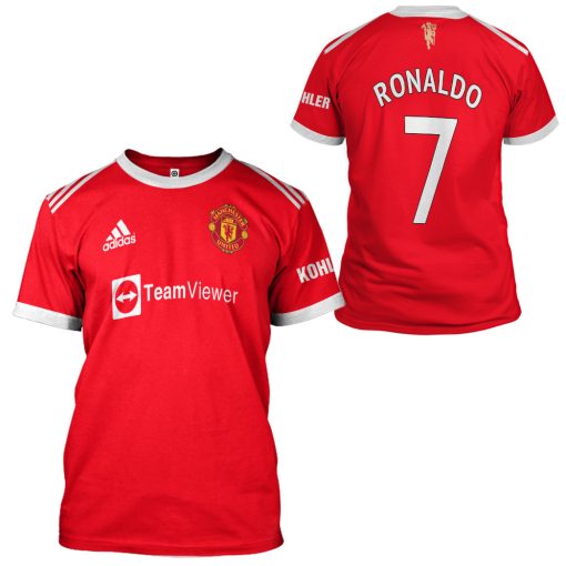 Gearhumans 3D MU CR7 Jersey Custom Tshirt Hoodie Apparel - Image 7