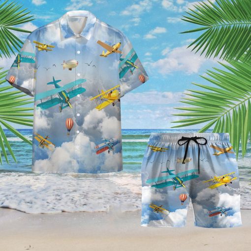 Gearhumans 3D Aerobatic Planes Custom Hawaii Shirt 8 Gearhumans 3D Aerobatic Planes Custom Hawaii Shirt - Image 8