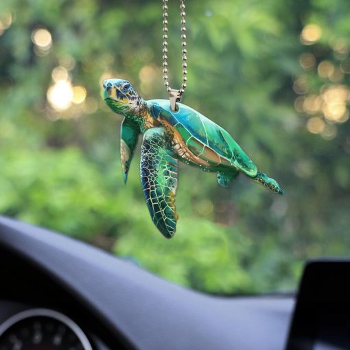 Gearhumans 3D Sea Turtle Custom Car Hanging
