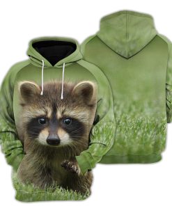 Gearhumans Raccoon - 3D All Over Printed Shirt