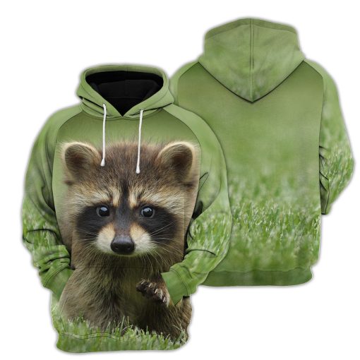 Gearhumans Raccoon - 3D All Over Printed Shirt