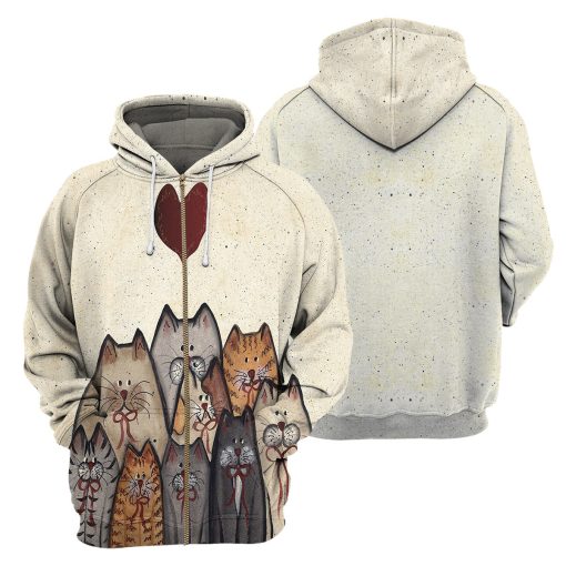 Gearhumans Cat - 3D All Over Printed Shirt